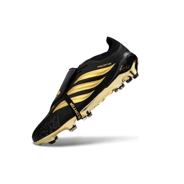Adidas Predator 26 Elite Tongue Black and Golden FG