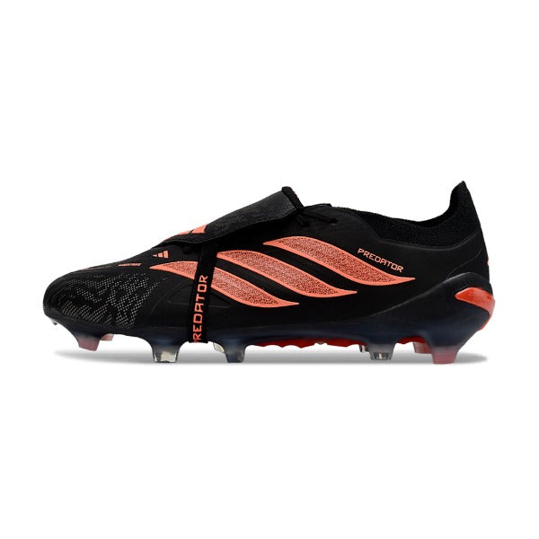 Adidas Predator 26 Elite Tongue Black and Orange FG