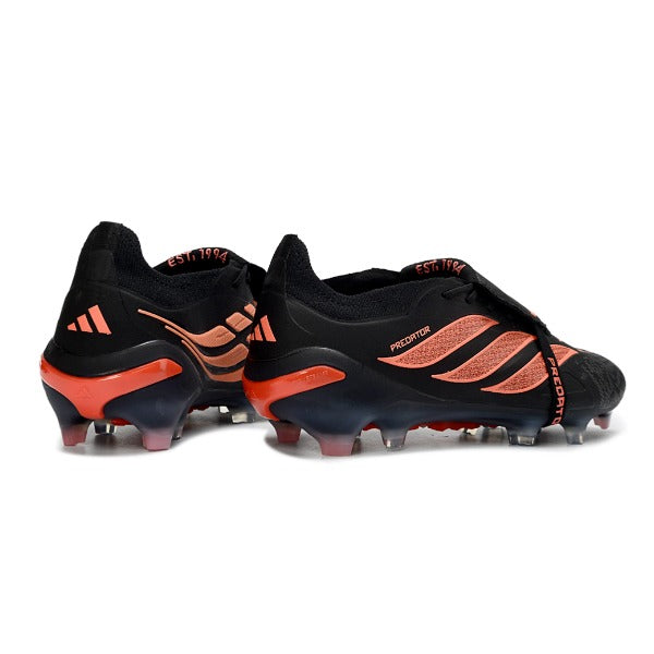 Adidas Predator 26 Elite Tongue Black and Orange FG