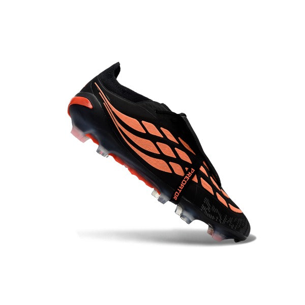 Adidas Predator 26 Elite Tongue Black and Orange FG