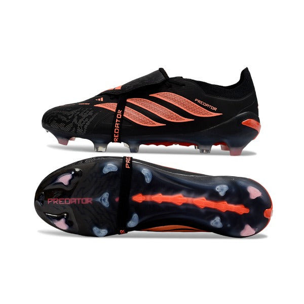 Adidas Predator 26 Elite Tongue Black and Orange FG