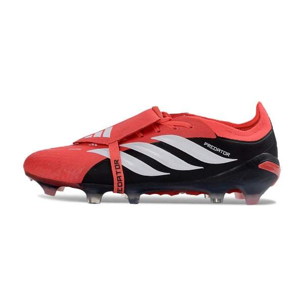 Adidas Predator 26 Elite Tongue Black and Red FG