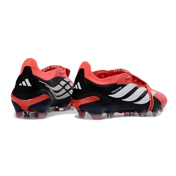 Adidas Predator 26 Elite Tongue Black and Red FG
