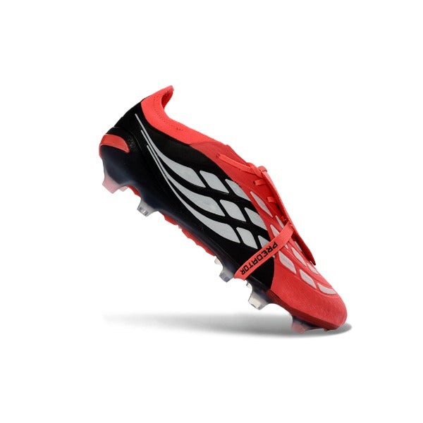 Adidas Predator 26 Elite Tongue Black and Red FG