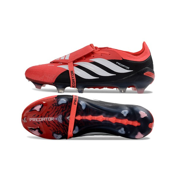 Adidas Predator 26 Elite Tongue Black and Red FG