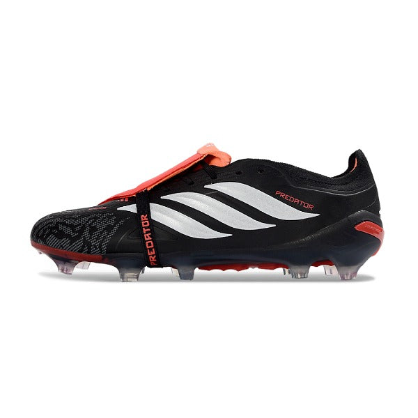 Adidas Predator 26 Elite Tongue Black, Red and White FG