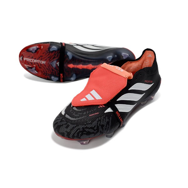 Adidas Predator 26 Elite Tongue Black, Red and White FG
