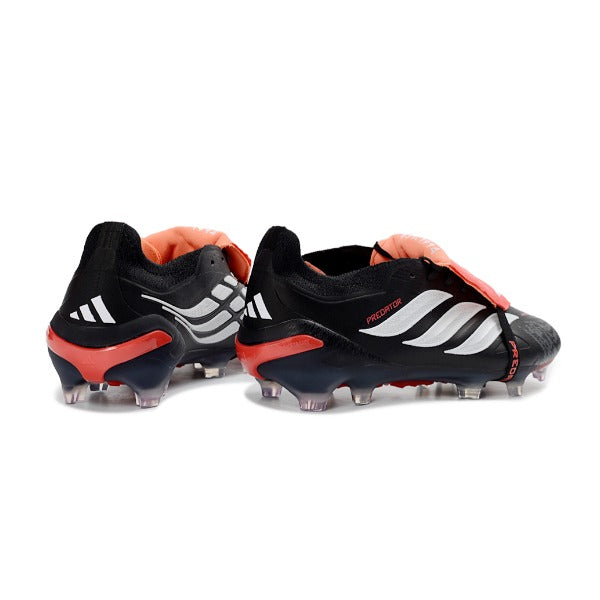 Adidas Predator 26 Elite Tongue Black, Red and White FG