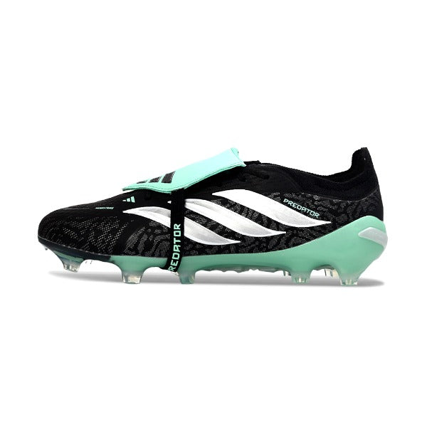Adidas Predator 26 Elite Tongue Black, White and Green FG