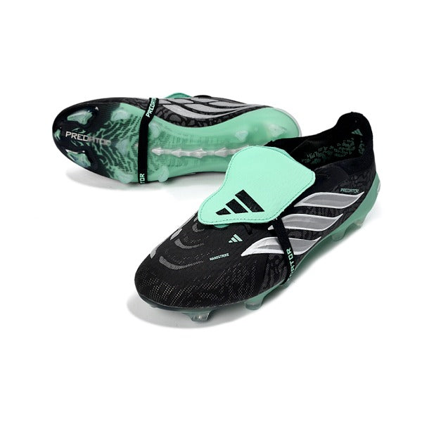 Adidas Predator 26 Elite Tongue Black, White and Green FG