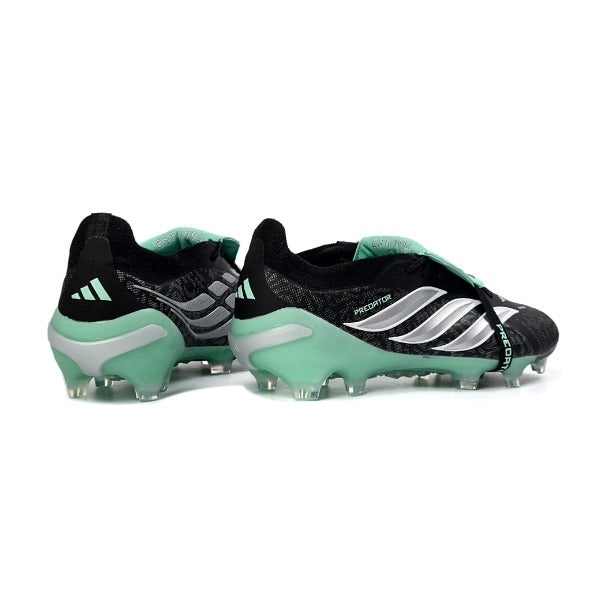 Adidas Predator 26 Elite Tongue Black, White and Green FG