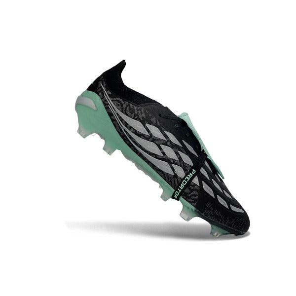 Adidas Predator 26 Elite Tongue Black, White and Green FG