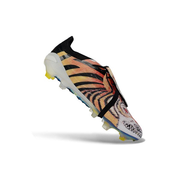 Adidas Predator 26 Elite Tongue Black, White and Orange FG