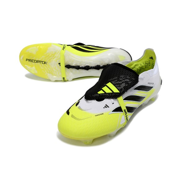 Adidas Predator 26 Elite Tongue Black, Yellow and White FG