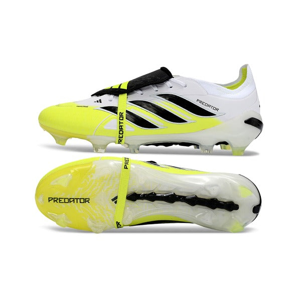 Adidas Predator 26 Elite Tongue Black, Yellow and White FG