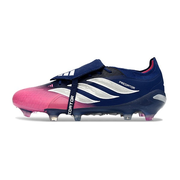 Adidas Predator 26 Elite Tongue Blue and Pink FG