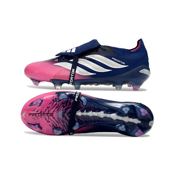 Adidas Predator 26 Elite Tongue Blue and Pink FG