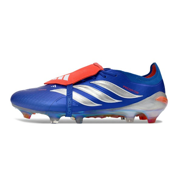 Adidas Predator 26 Elite Tongue Blue and Silver FG