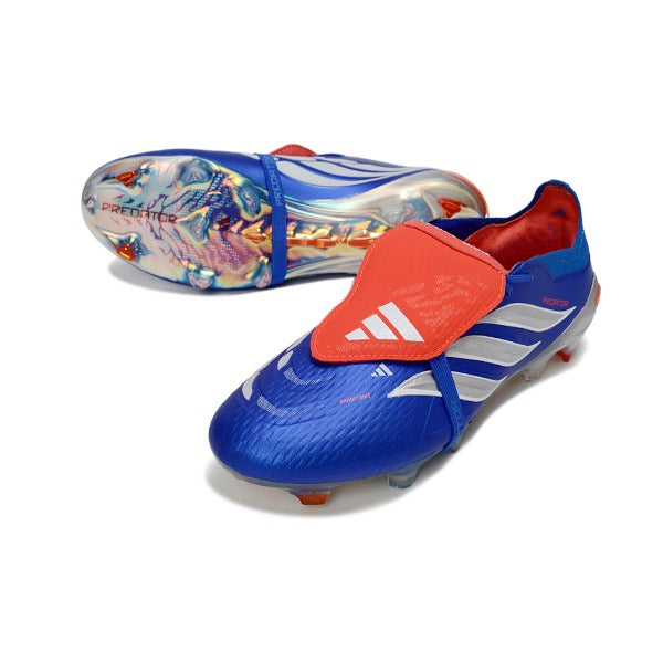 Adidas Predator 26 Elite Tongue Blue and Silver FG
