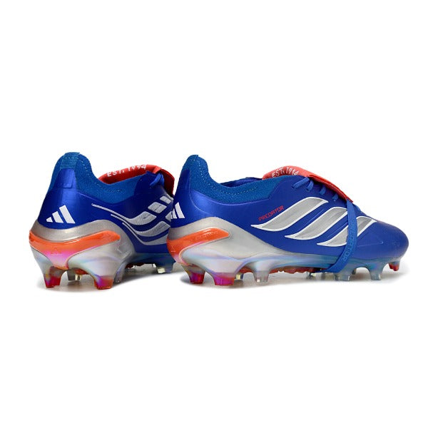 Adidas Predator 26 Elite Tongue Blue and Silver FG