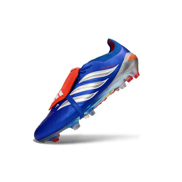 Adidas Predator 26 Elite Tongue Blue and Silver FG