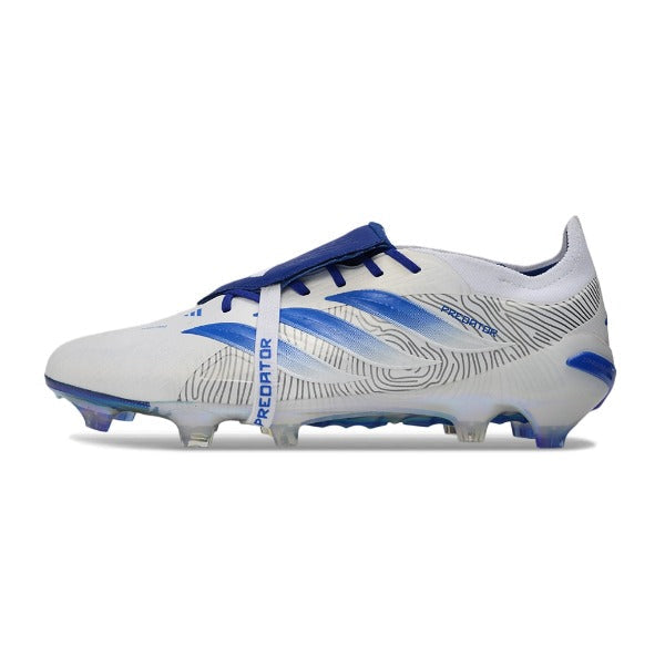 Adidas Predator 26 Elite Tongue Blue and White Firm Ground FG Football Boot