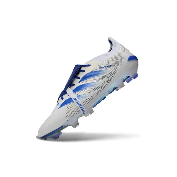 Adidas Predator 26 Elite Tongue Blue and White Firm Ground FG Football Boot