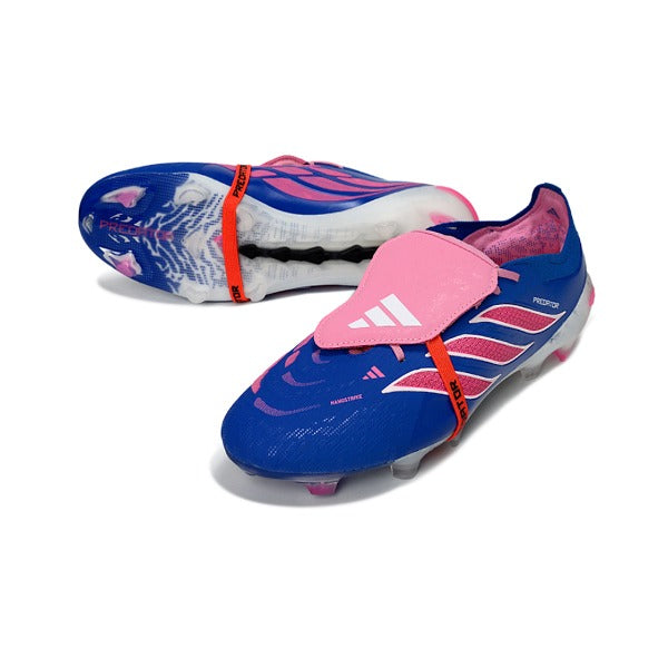 Adidas Predator 26 Elite Tongue Blue, Pink and White FG