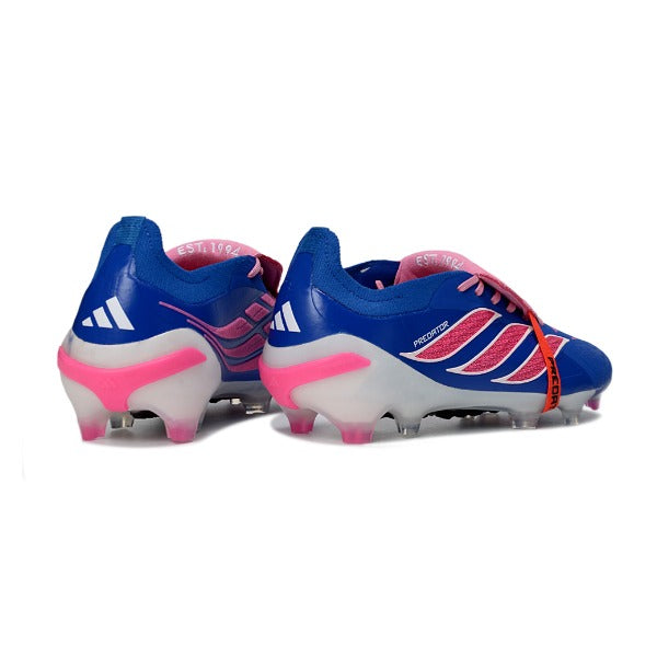 Adidas Predator 26 Elite Tongue Blue, Pink and White FG