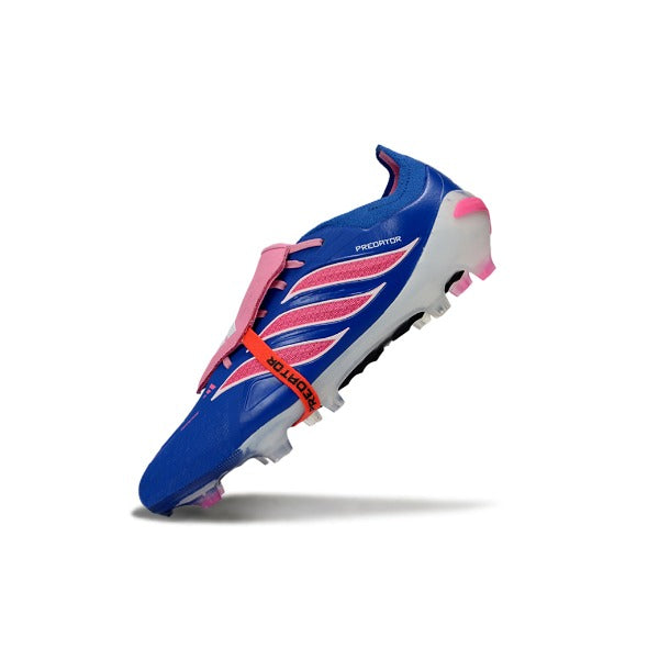Adidas Predator 26 Elite Tongue Blue, Pink and White FG