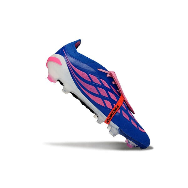 Adidas Predator 26 Elite Tongue Blue, Pink and White FG