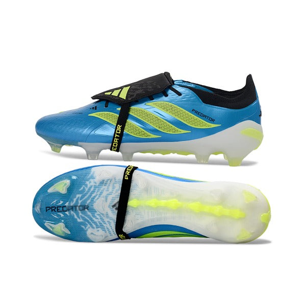 Adidas Predator 26 Elite Tongue Blue, White and Black Kids FG