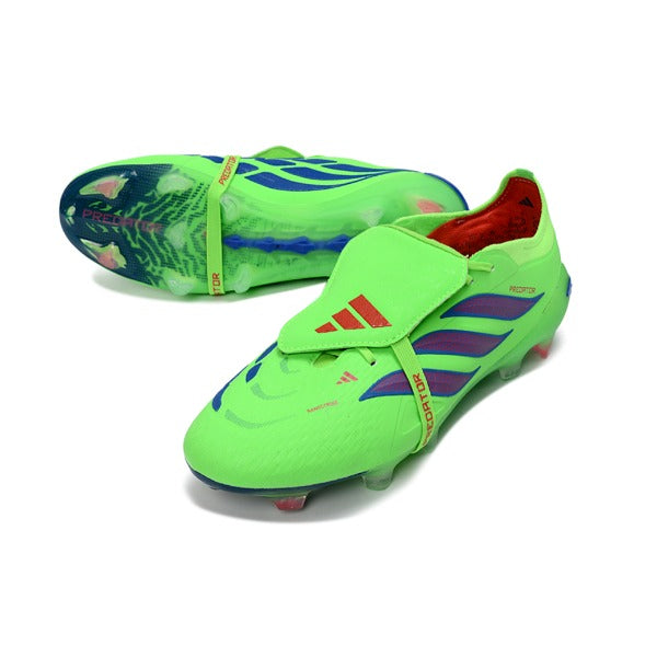 Adidas Predator 26 Elite Tongue Fluorescent Green and Blue FG