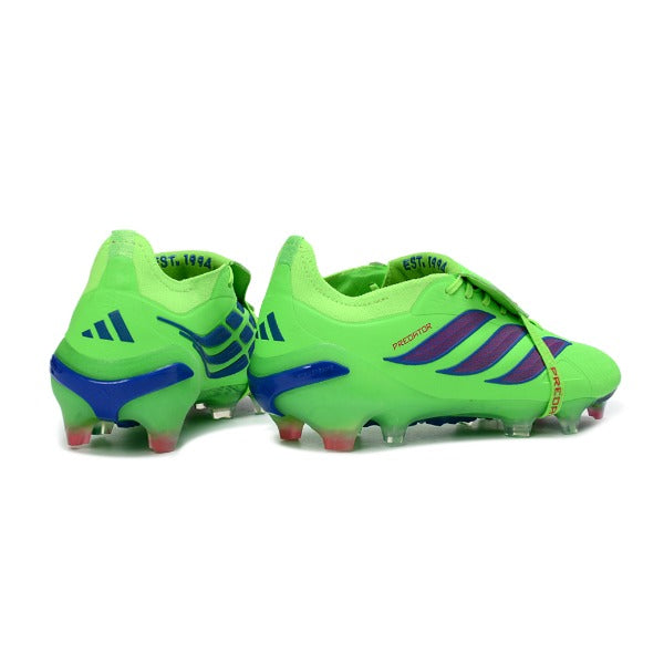 Adidas Predator 26 Elite Tongue Fluorescent Green and Blue FG