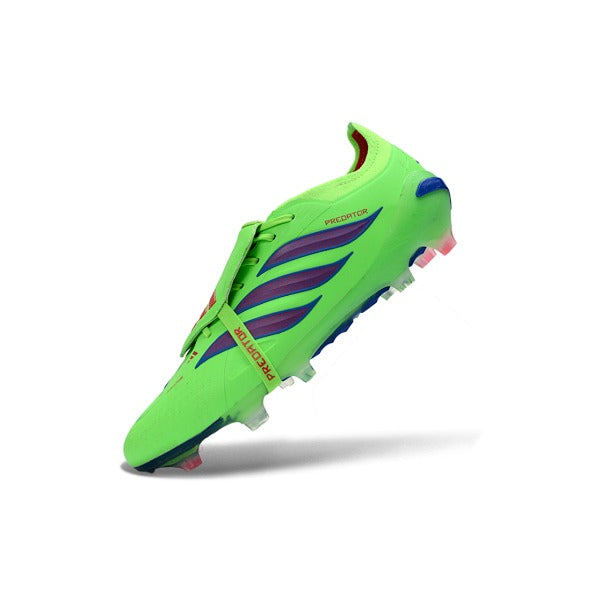 Adidas Predator 26 Elite Tongue Fluorescent Green and Blue FG