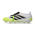 Adidas Predator 26 Elite Tongue Fluorescent Green, Black and White Firm Ground FG Football Boot