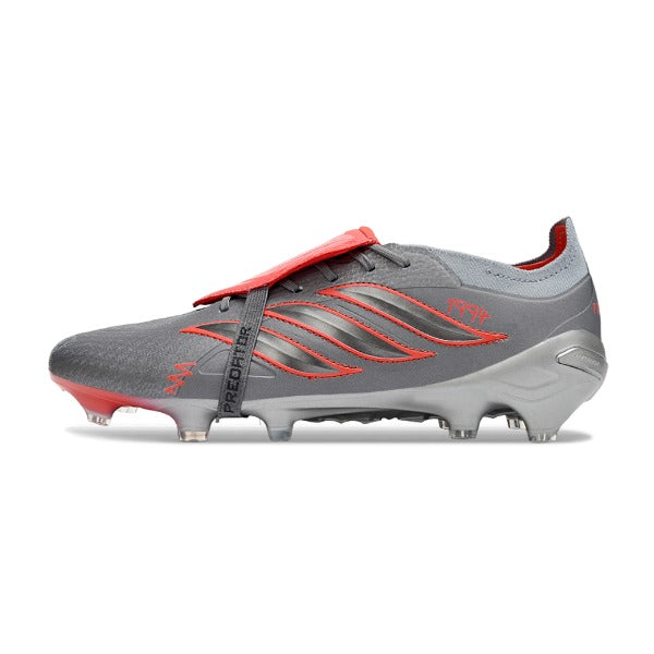 Adidas Predator 26 Elite Tongue Gray and Orange Firm Ground FG Football Boot