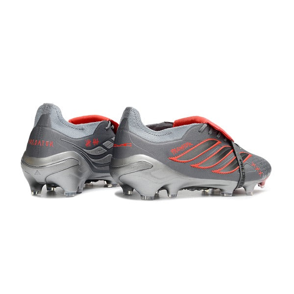 Adidas Predator 26 Elite Tongue Gray and Orange Firm Ground FG Football Boot