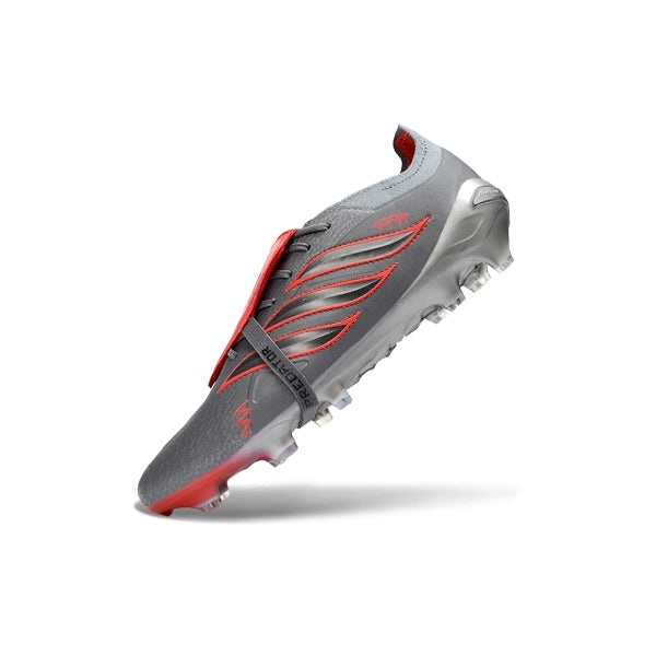 Adidas Predator 26 Elite Tongue Gray and Orange Firm Ground FG Football Boot