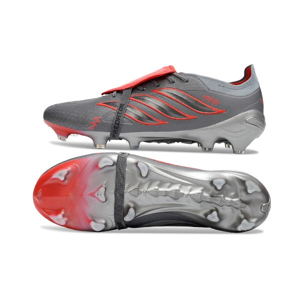 Adidas Predator 26 Elite Tongue Gray and Orange Firm Ground FG Football Boot