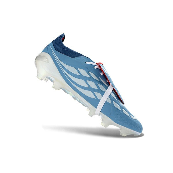 Adidas Predator 26 Elite Tongue Light Blue and White Firm Ground FG Football Boot