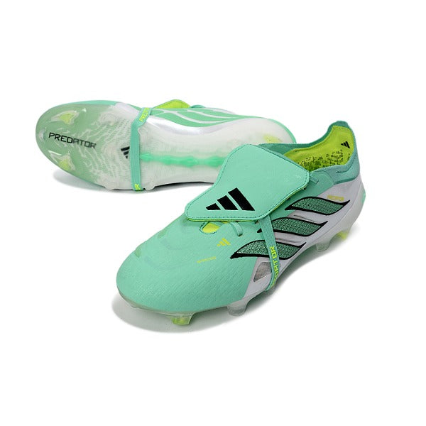 Adidas Predator 26 Elite Tongue Light Green and White FG