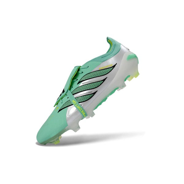 Adidas Predator 26 Elite Tongue Light Green and White FG