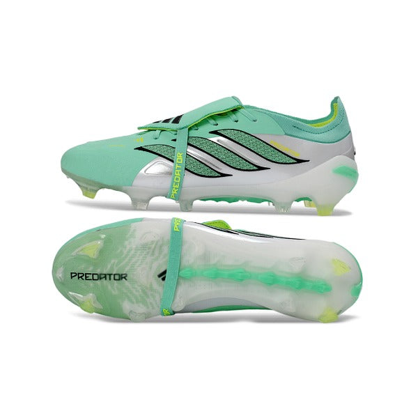 Adidas Predator 26 Elite Tongue Light Green and White FG