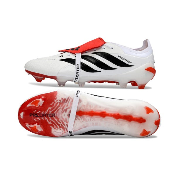 Adidas Predator 26 Elite Tongue Orange and White FG