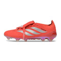 Adidas Predator 26 Elite Tongue Orange and WhiteFirm Ground FG Football Boot