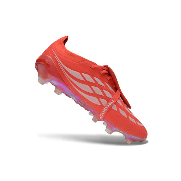 Adidas Predator 26 Elite Tongue Orange and WhiteFirm Ground FG Football Boot