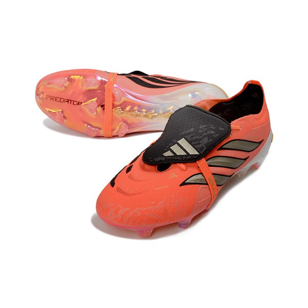 Adidas Predator 26 Elite Tongue Orange, Black and Golden FG