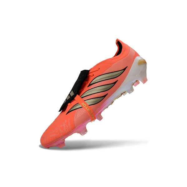 Adidas Predator 26 Elite Tongue Orange, Black and Golden FG