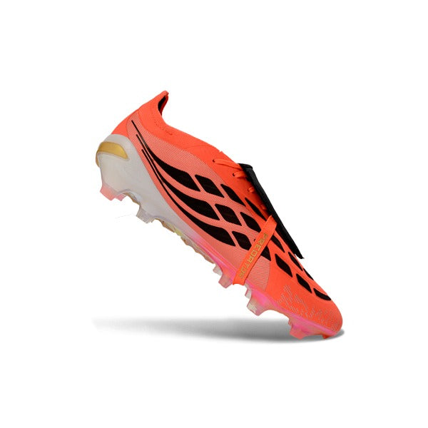 Adidas Predator 26 Elite Tongue Orange, Black and Golden FG